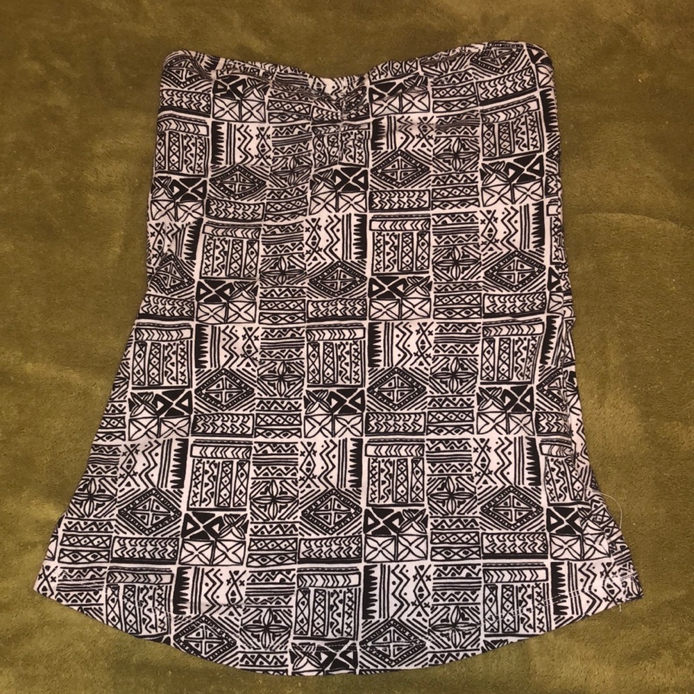 Body Contour Printed Tube Top